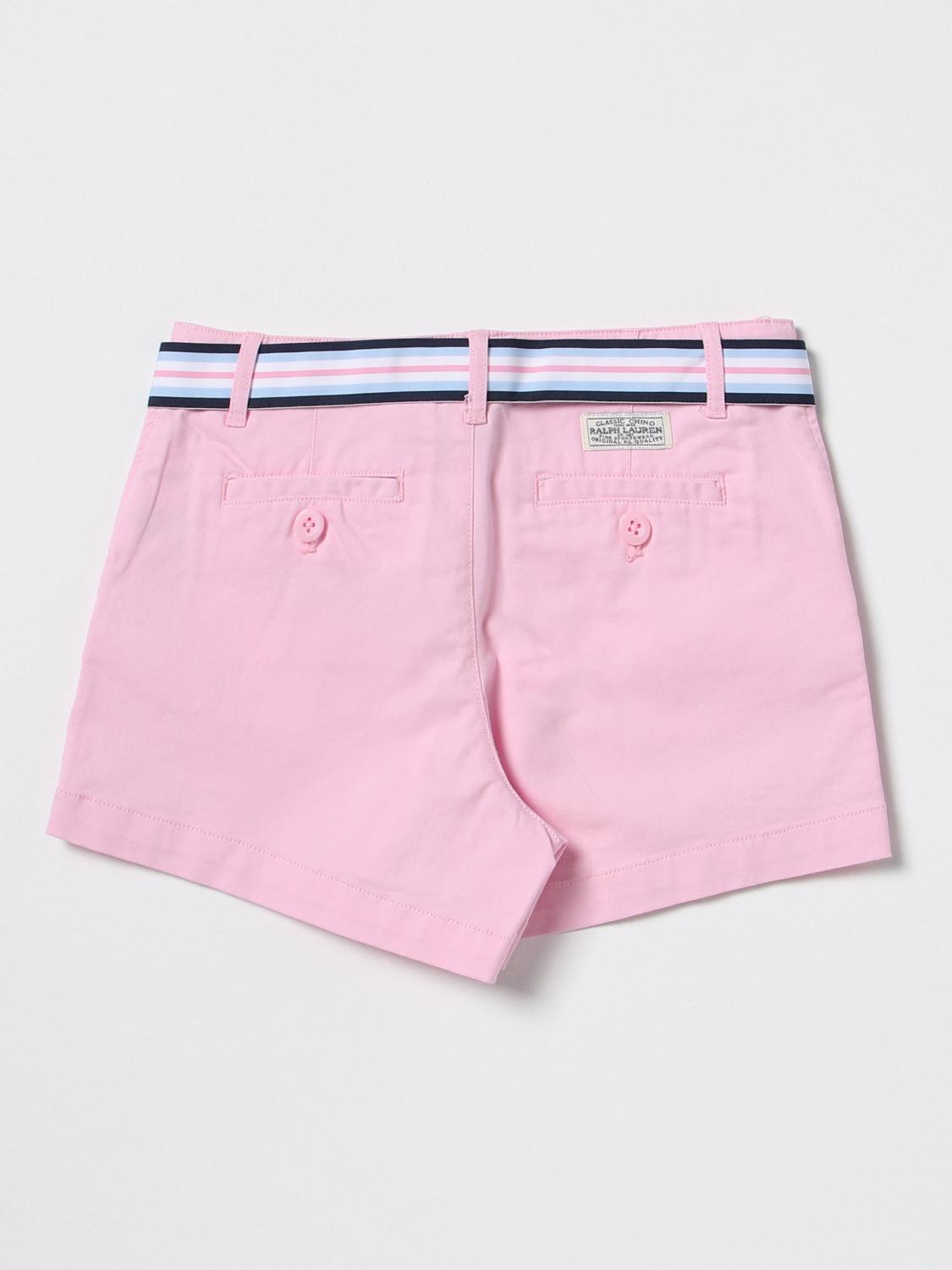 POLO RALPH LAUREN: short for girls - Pink | Polo Ralph Lauren short  313834890 online on 