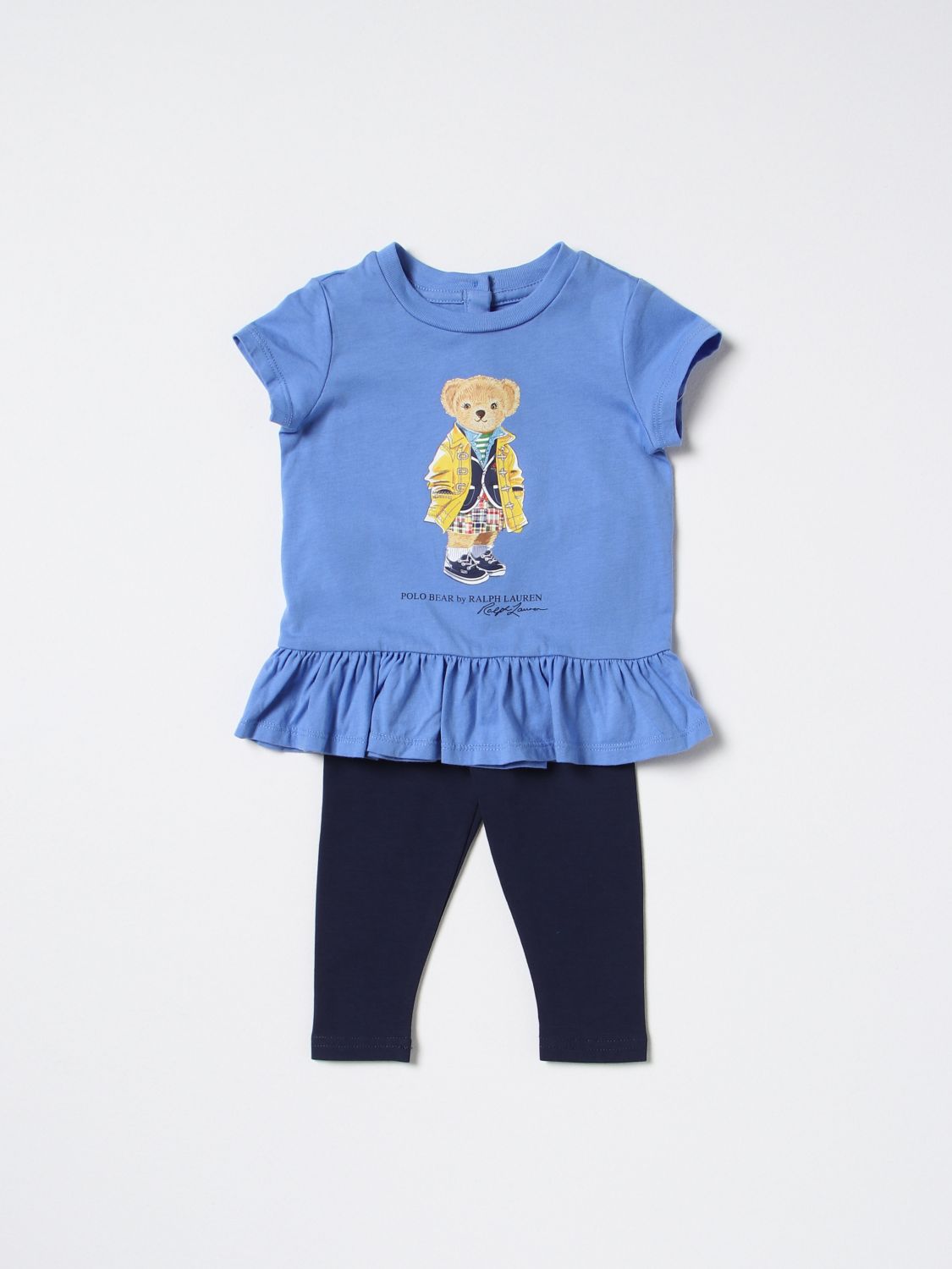 Polo Ralph Lauren Babies' Jumpsuit  Kids Color Gnawed Blue
