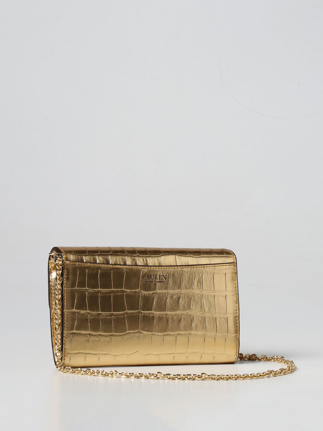LAUREN RALPH LAUREN: mini bag for woman - Gold | Lauren Ralph Lauren mini  bag 431832311 online on 