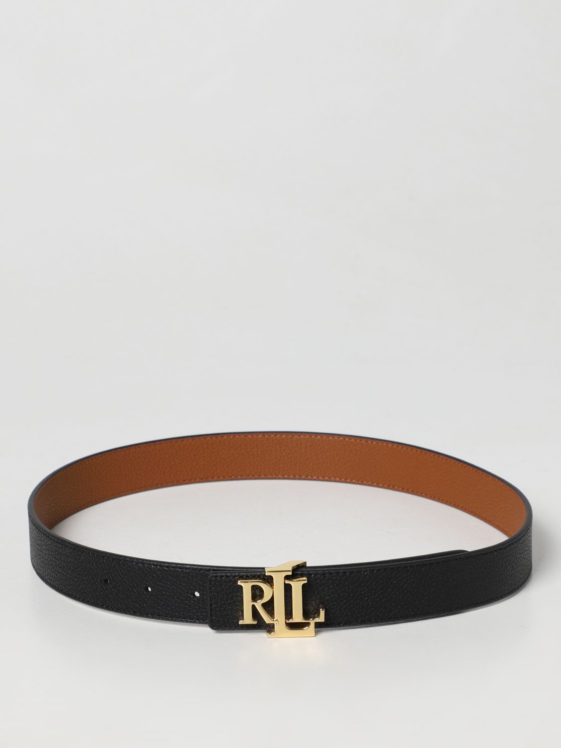 LAUREN RALPH LAUREN: belt for woman - Black | Lauren Ralph Lauren belt ...