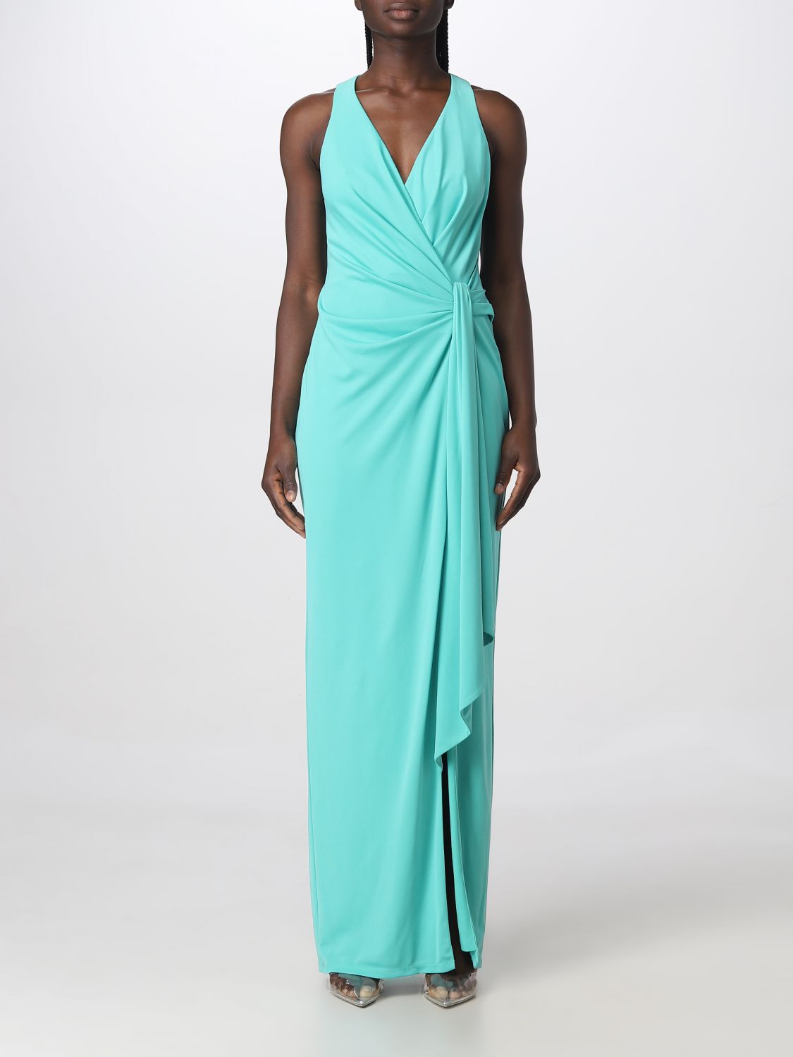 Lauren Ralph Lauren Dress  Woman Color Turquoise