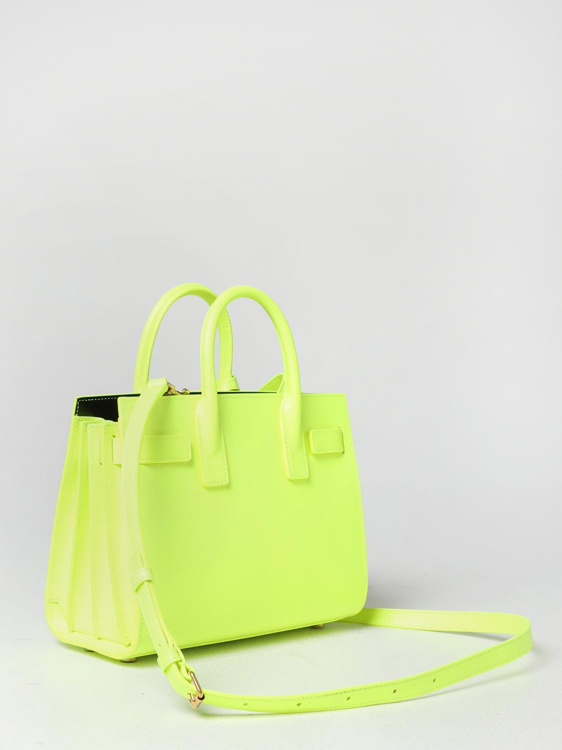 Saint Laurent: Sac De Jour Bag In Leather - Yellow | Saint Laurent Handbag  392035Aabgt Online On Giglio.Com