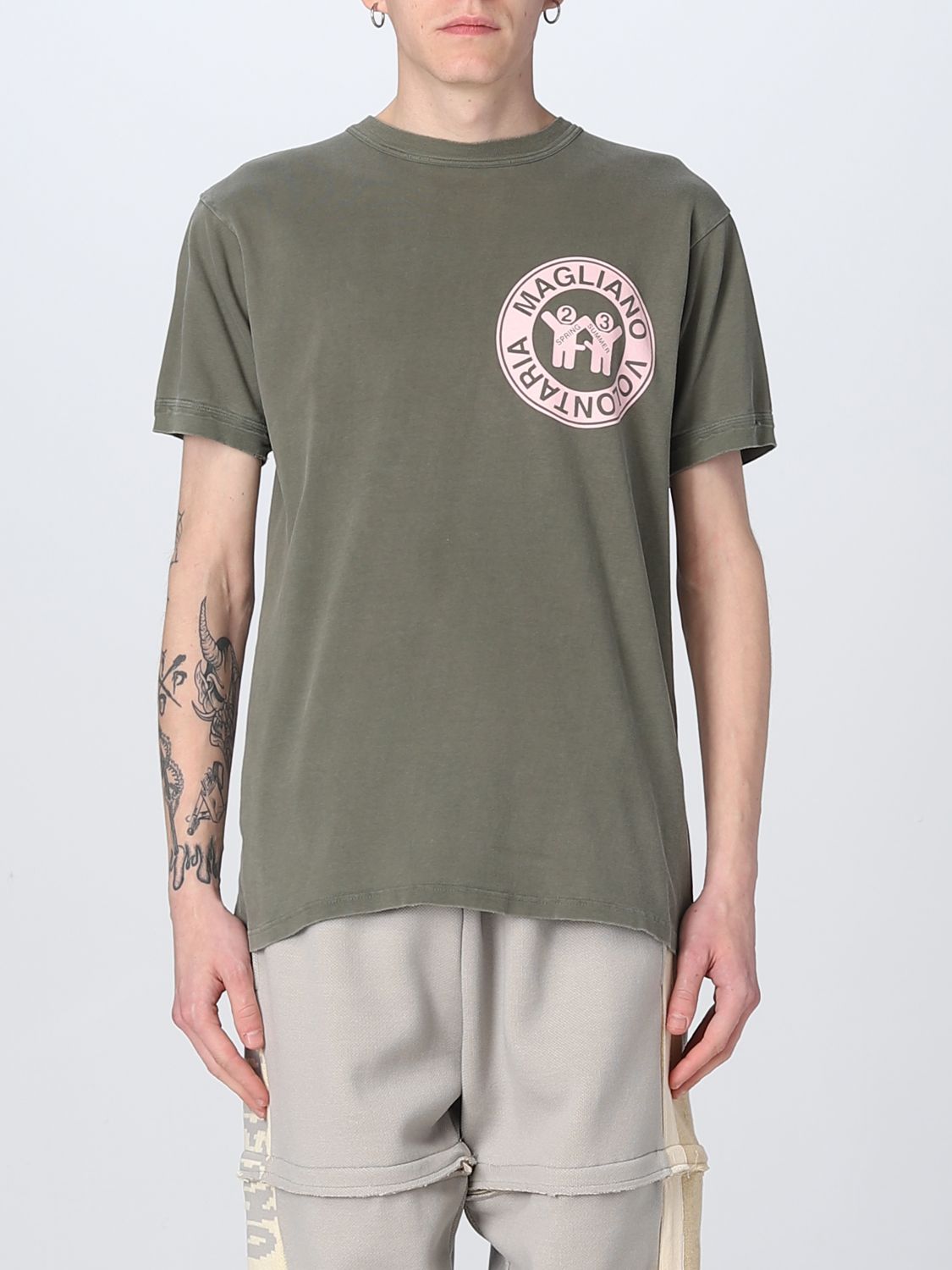 T-shirt Magliano: T-shirt di cotone Magliano con stampa grafica militare 1