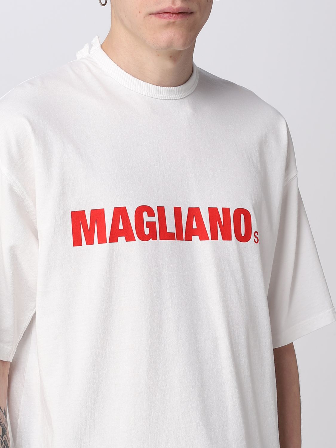 T-shirt Magliano: T-shirt Magliano con stampa grafica bianco 5
