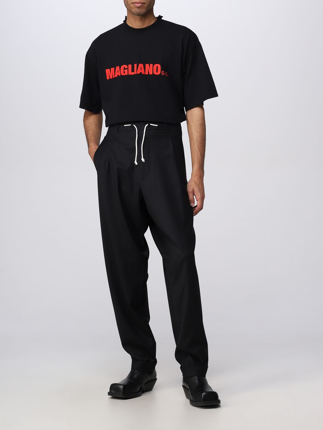 Pantalone Magliano: Pantalone Magliano in cashmere nero 2