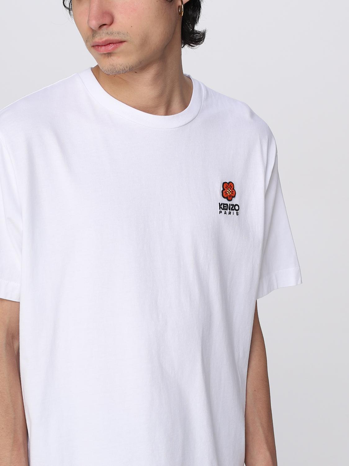 T-shirt Kenzo: T-shirt Boke Flower Kenzo in cotone bianco 5