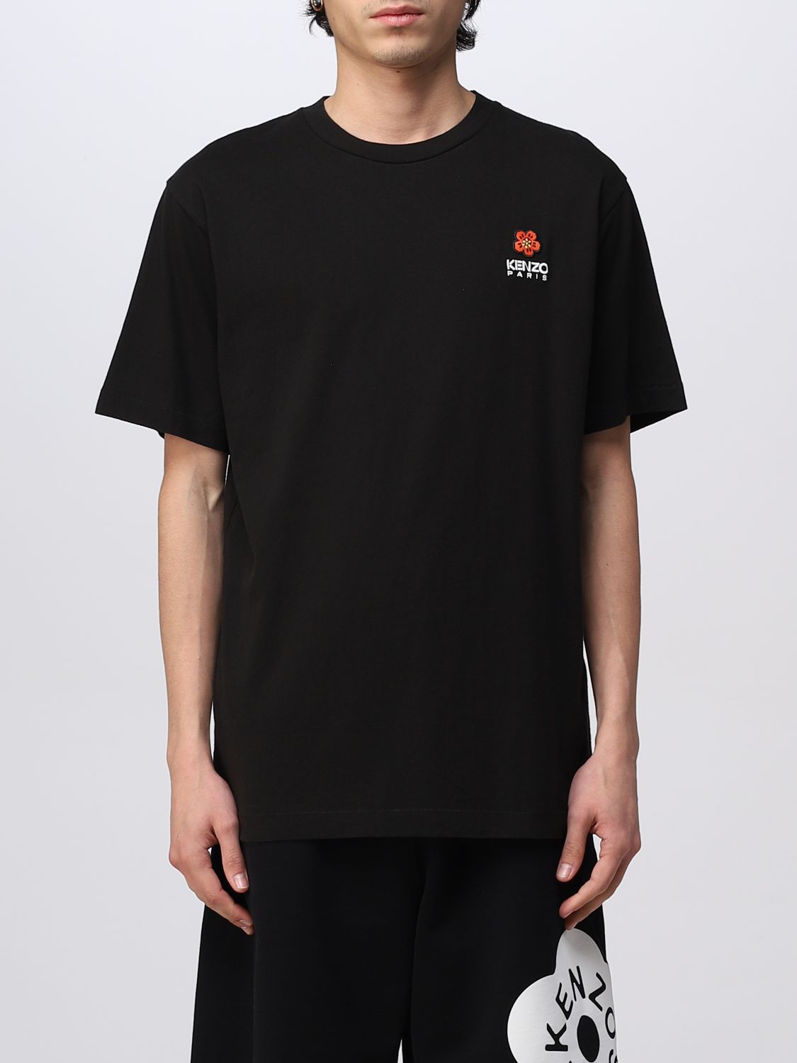 T-shirt Kenzo: T-shirt Boke Flower Kenzo in cotone nero 1