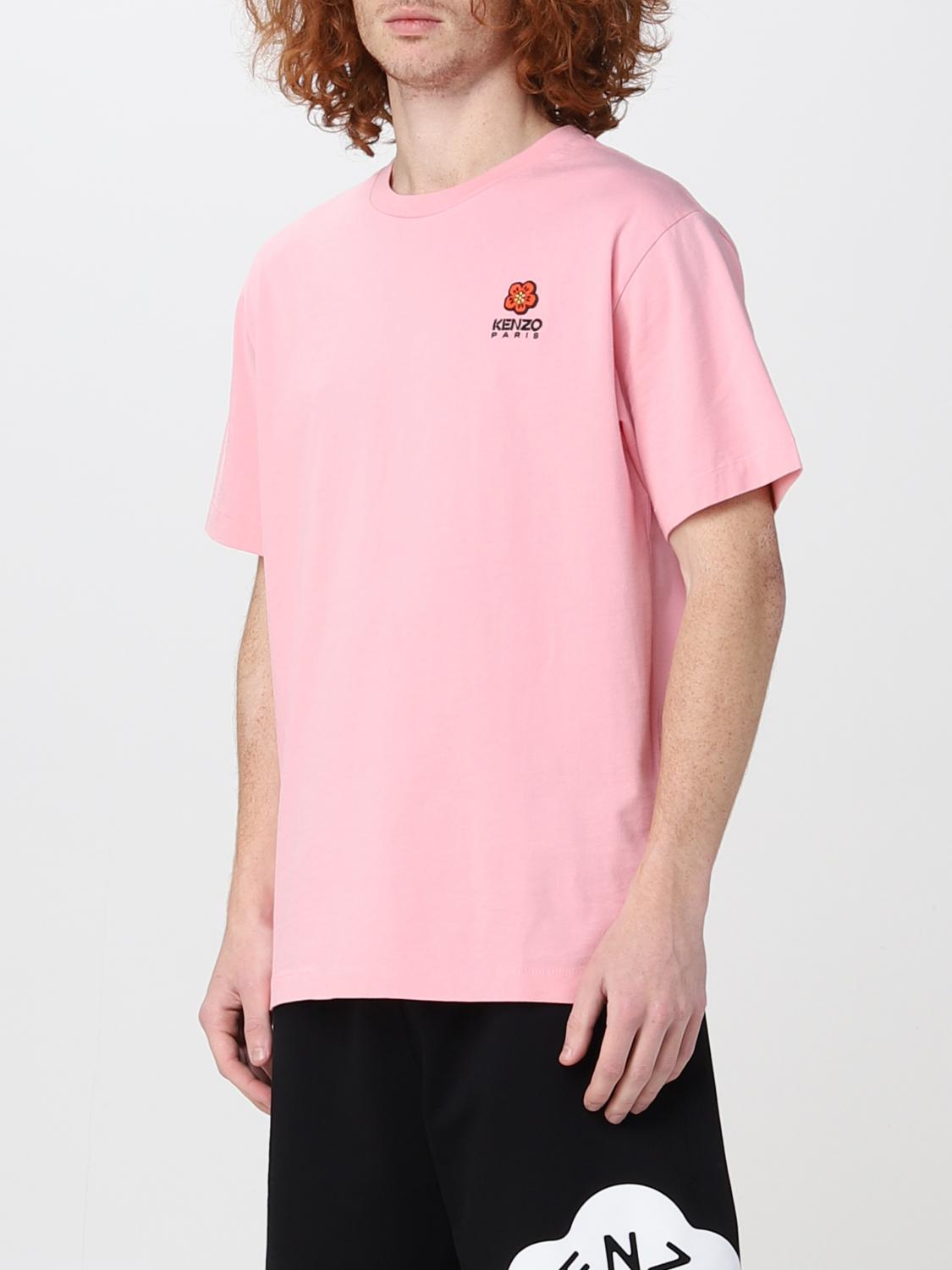 T-shirt Kenzo: T-shirt Boke Flower Kenzo in cotone rosa 4