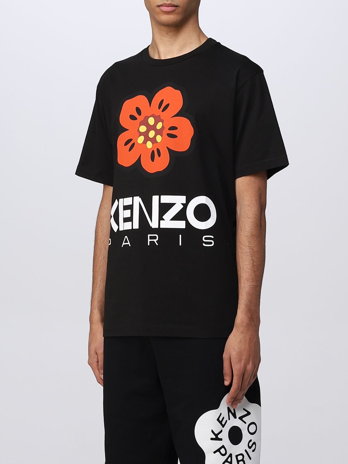 T-shirt Kenzo: T-shirt Boke Flower Kenzo in cotone nero 4