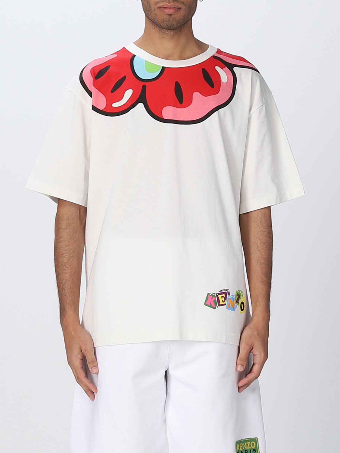 T-shirt Kenzo: T-shirt Boke Boy Kenzo in cotone bianco 1