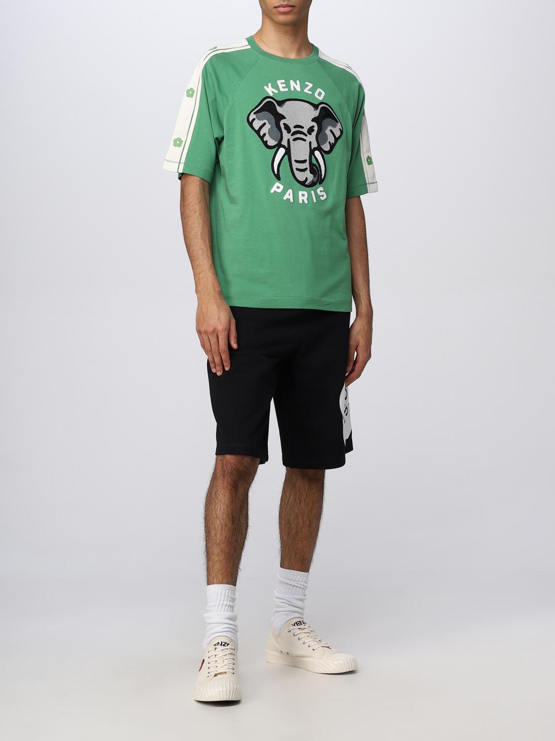 T-shirt Kenzo: T-shirt Elephant Kenzo in cotone verde 2
