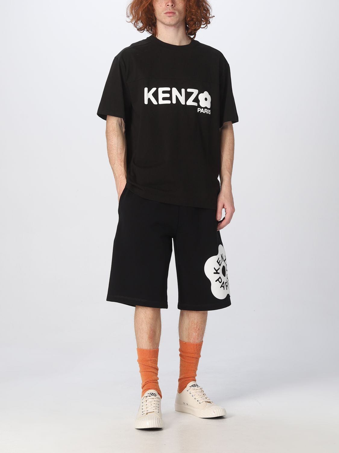 T-shirt Kenzo: T-shirt Kenzo con stampa logo nero 2