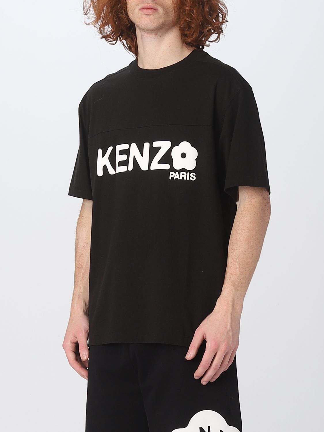 T-shirt Kenzo: T-shirt Kenzo con stampa logo nero 4