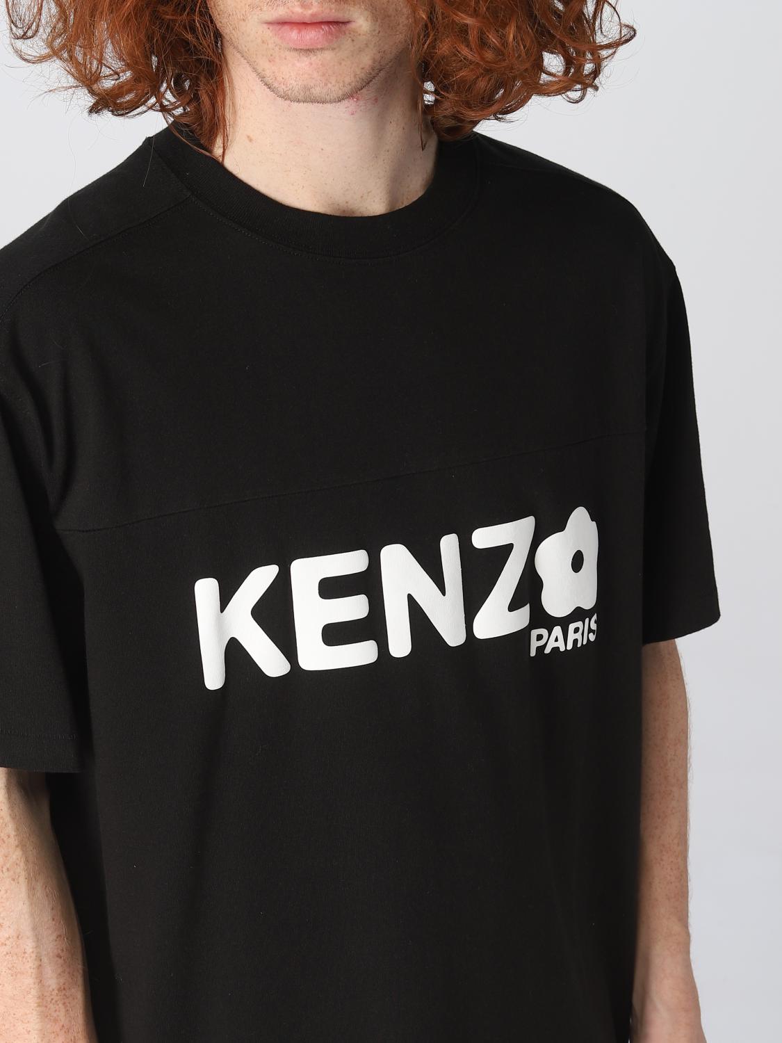 T-shirt Kenzo: T-shirt Kenzo con stampa logo nero 5
