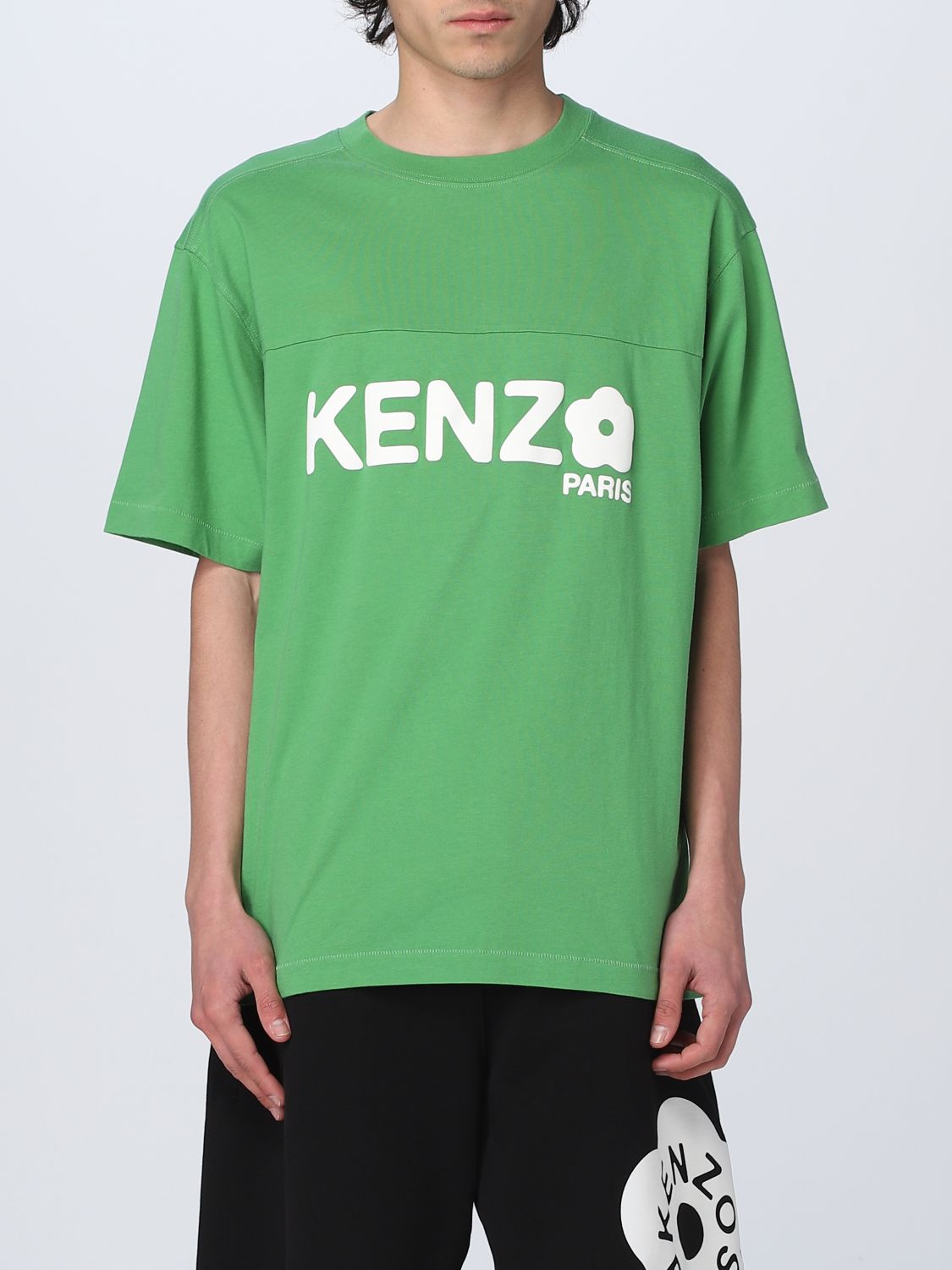 T-shirt Kenzo: T-shirt Kenzo con stampa logo verde 1
