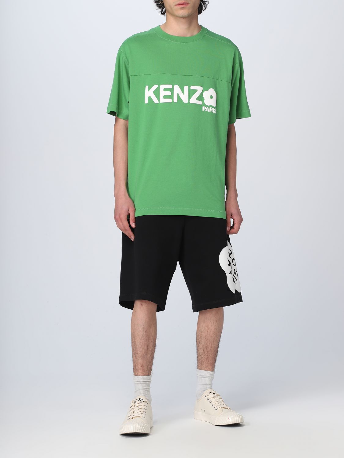 T-shirt Kenzo: T-shirt Kenzo con stampa logo verde 2