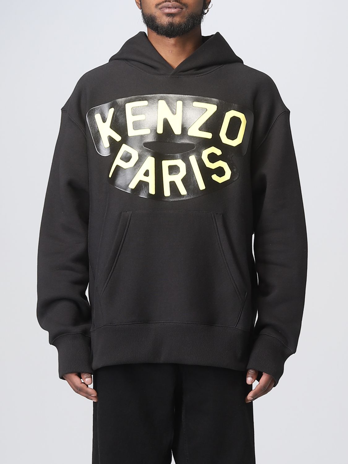 KENZO: sweatshirt for man - Black | Kenzo sweatshirt FD55SW4564MB ...