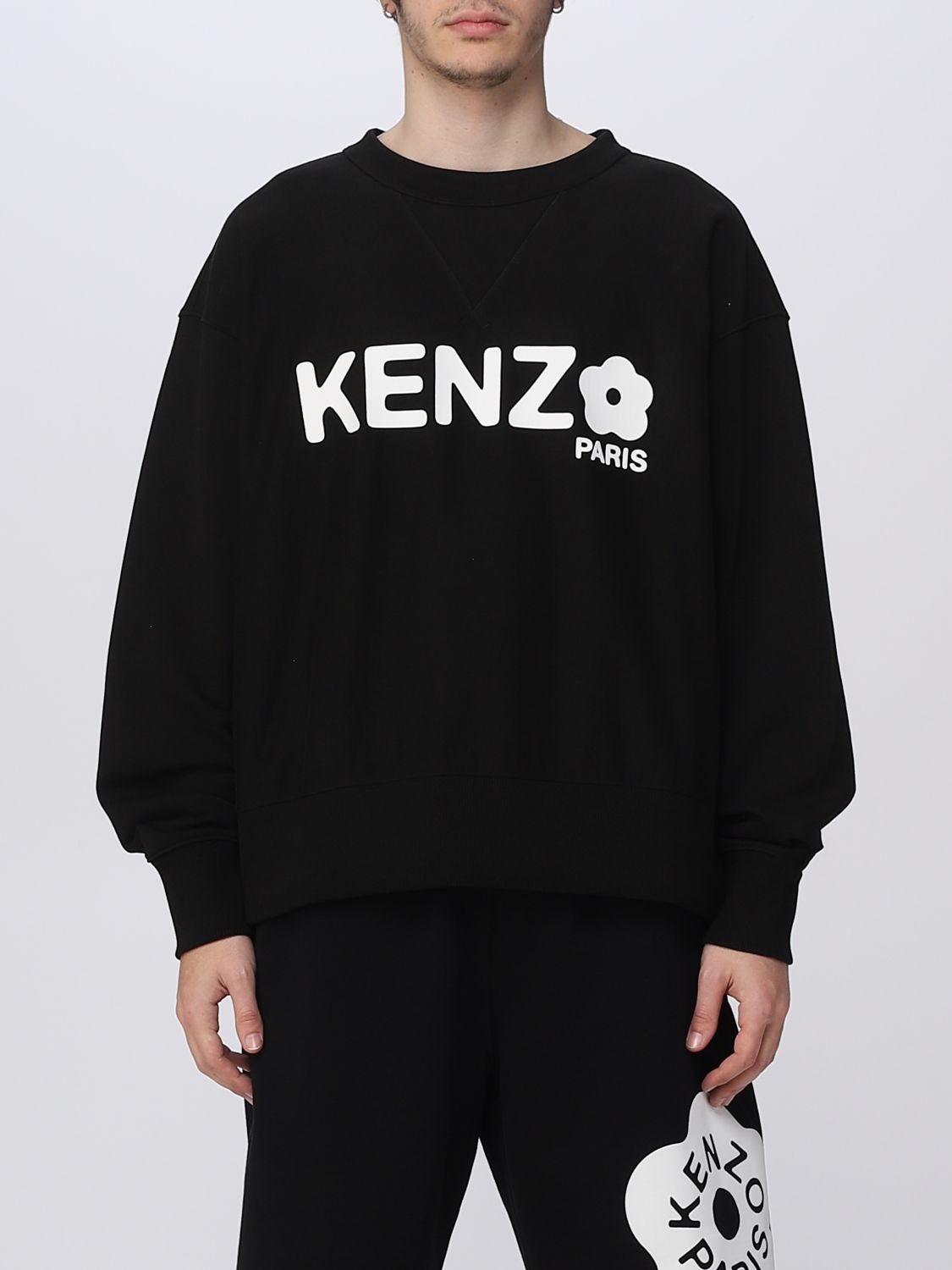 Kenzo Outlet: sweatshirt for man - Black | Kenzo sweatshirt ...
