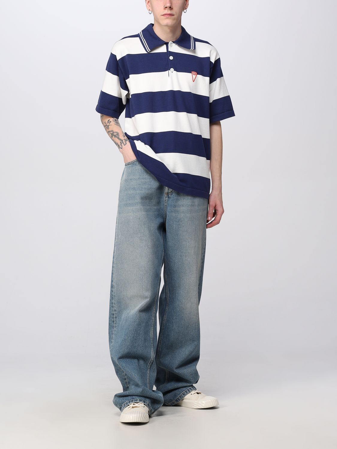 KENZO：ポロシャツ メンズ - ブルー | GIGLIO.COMオンラインのKenzo 
