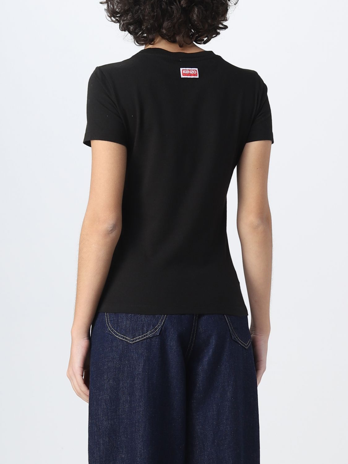 T-shirt Kenzo: T-shirt Pixel Kenzo in cotone nero 3
