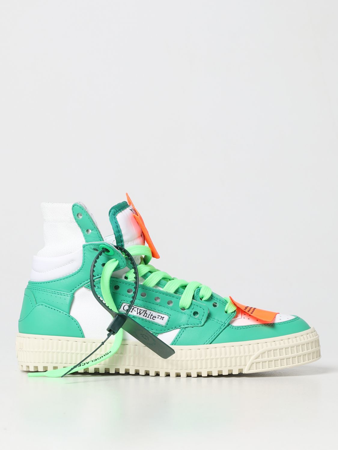 Off-white Sneakers  Woman Color Green