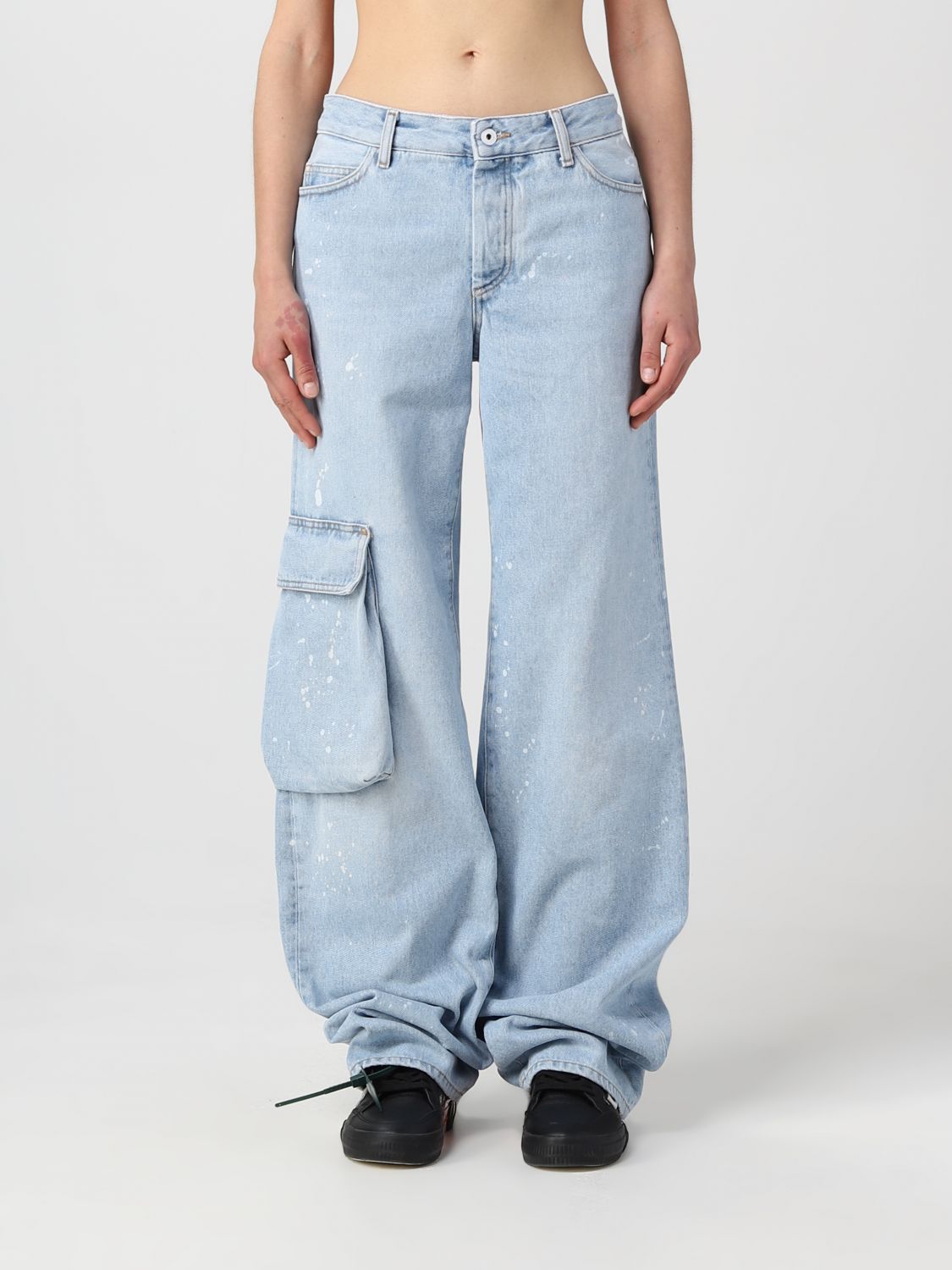 Off-white Jeans  Damen Farbe Denim