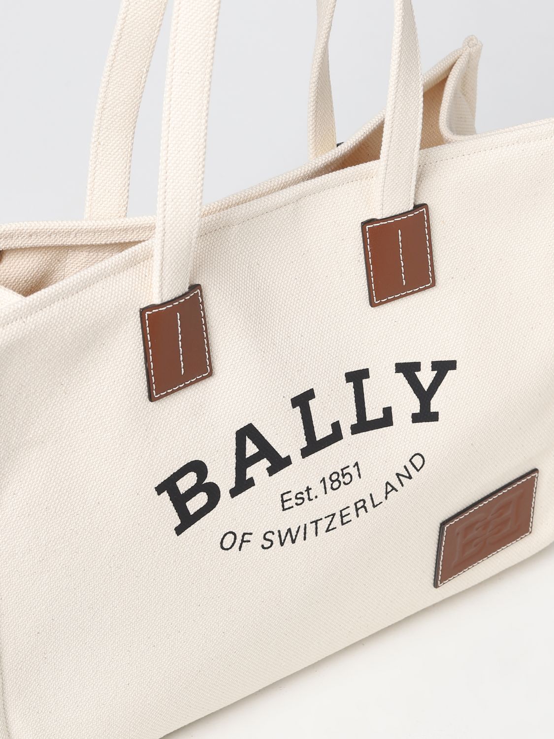 BALLY: shoulder bag for woman - Yellow Cream | Bally shoulder bag ...
