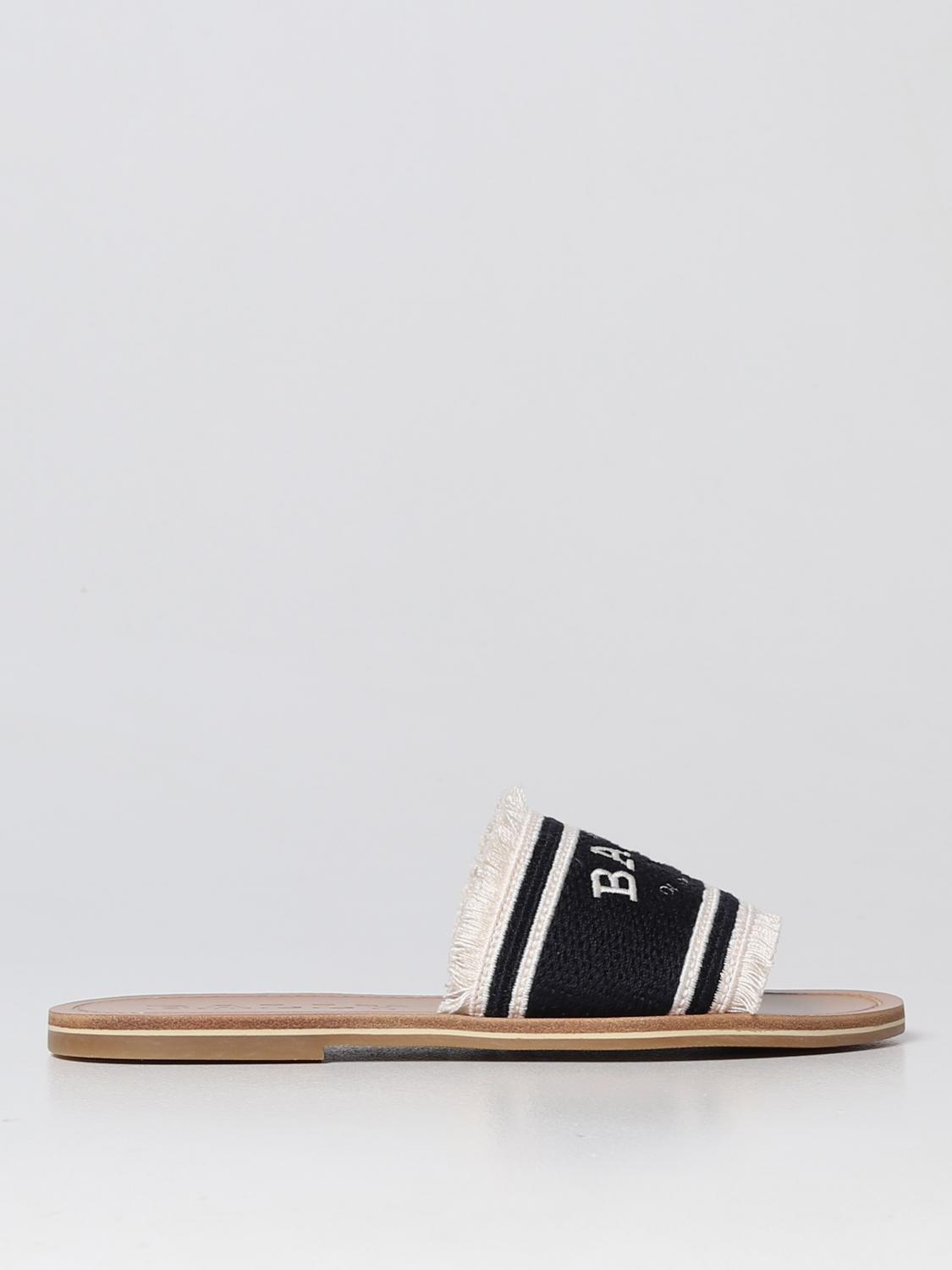 Bally 15mm Logo-print Open-toe Mules In Black