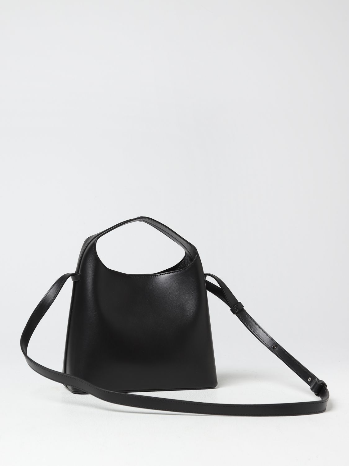 Mini sac leather crossbody bag Aesther Ekme Black in Leather