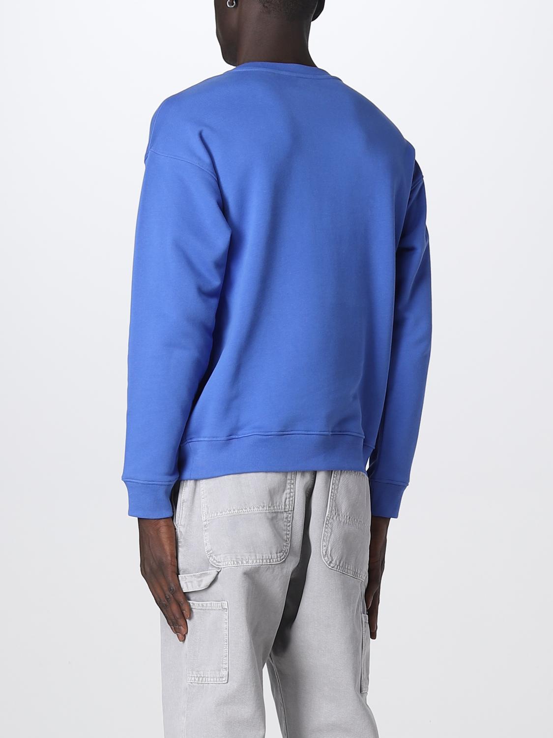 Felpa Moschino Couture: Felpa Moschino Couture in cotone azzurro 3