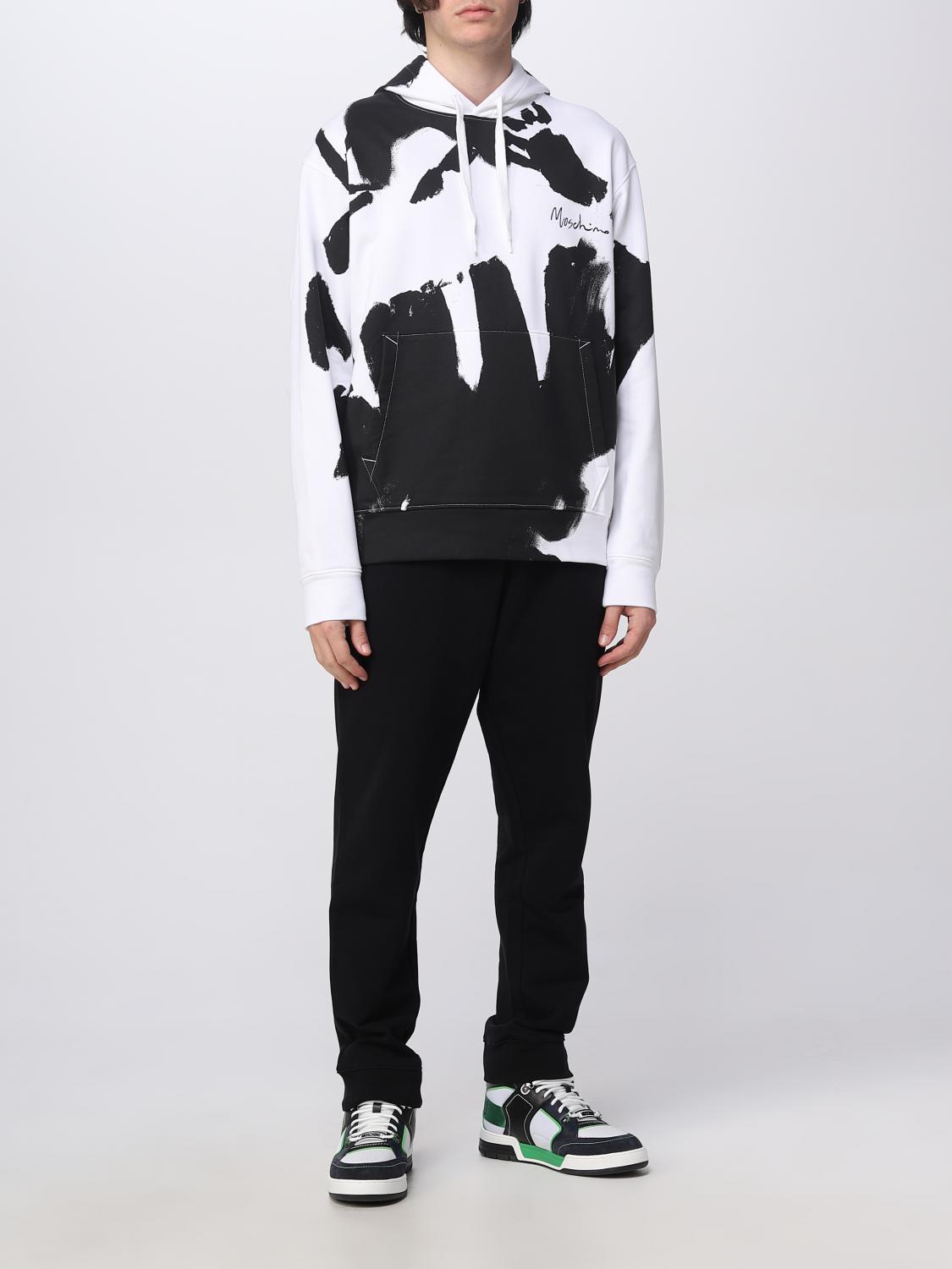 Felpa Moschino Couture: Felpa Moschino Couture in cotone nero 2