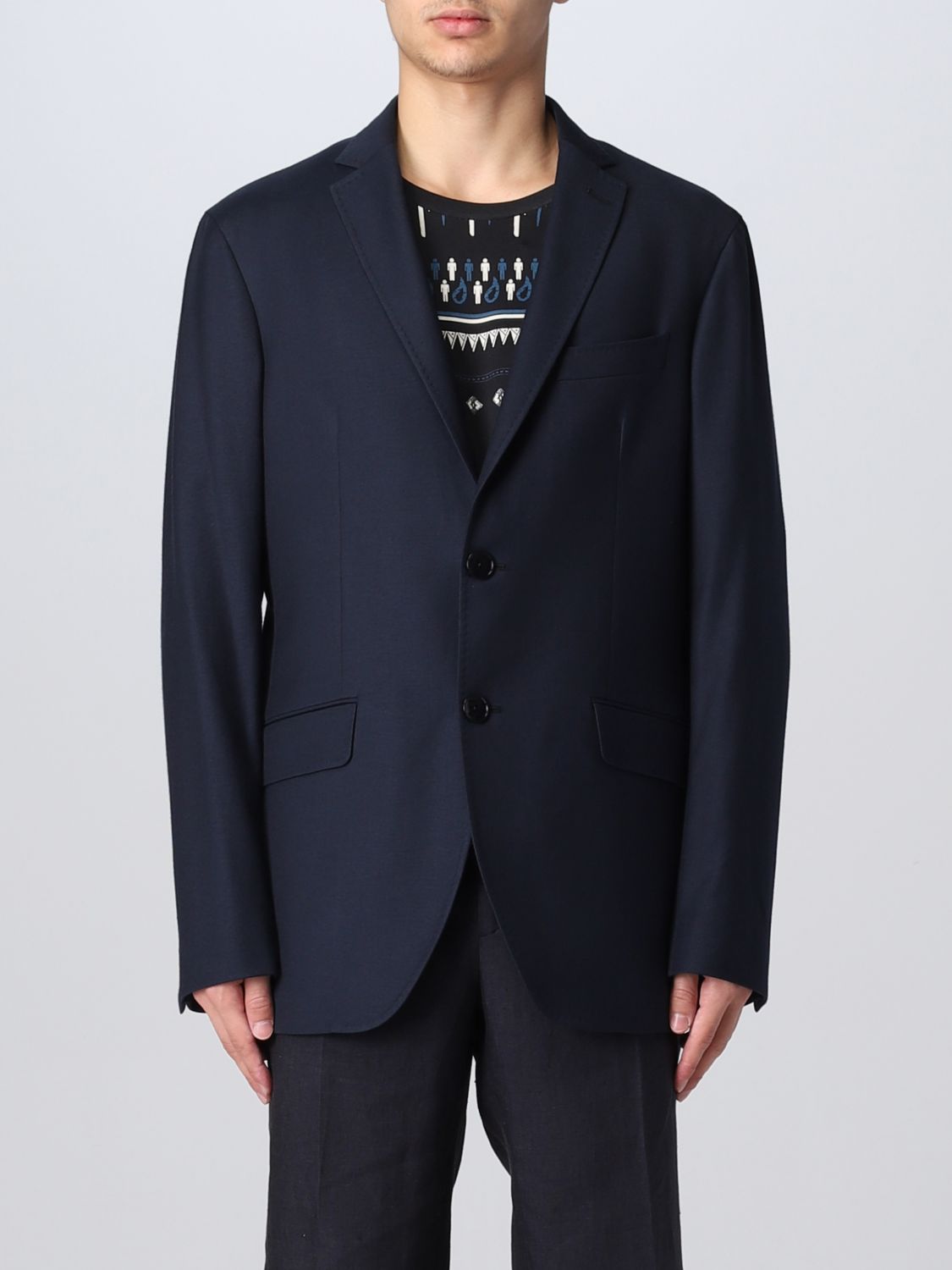 ETRO: blazer for man - Blue | Etro blazer 118071127 online on GIGLIO.COM