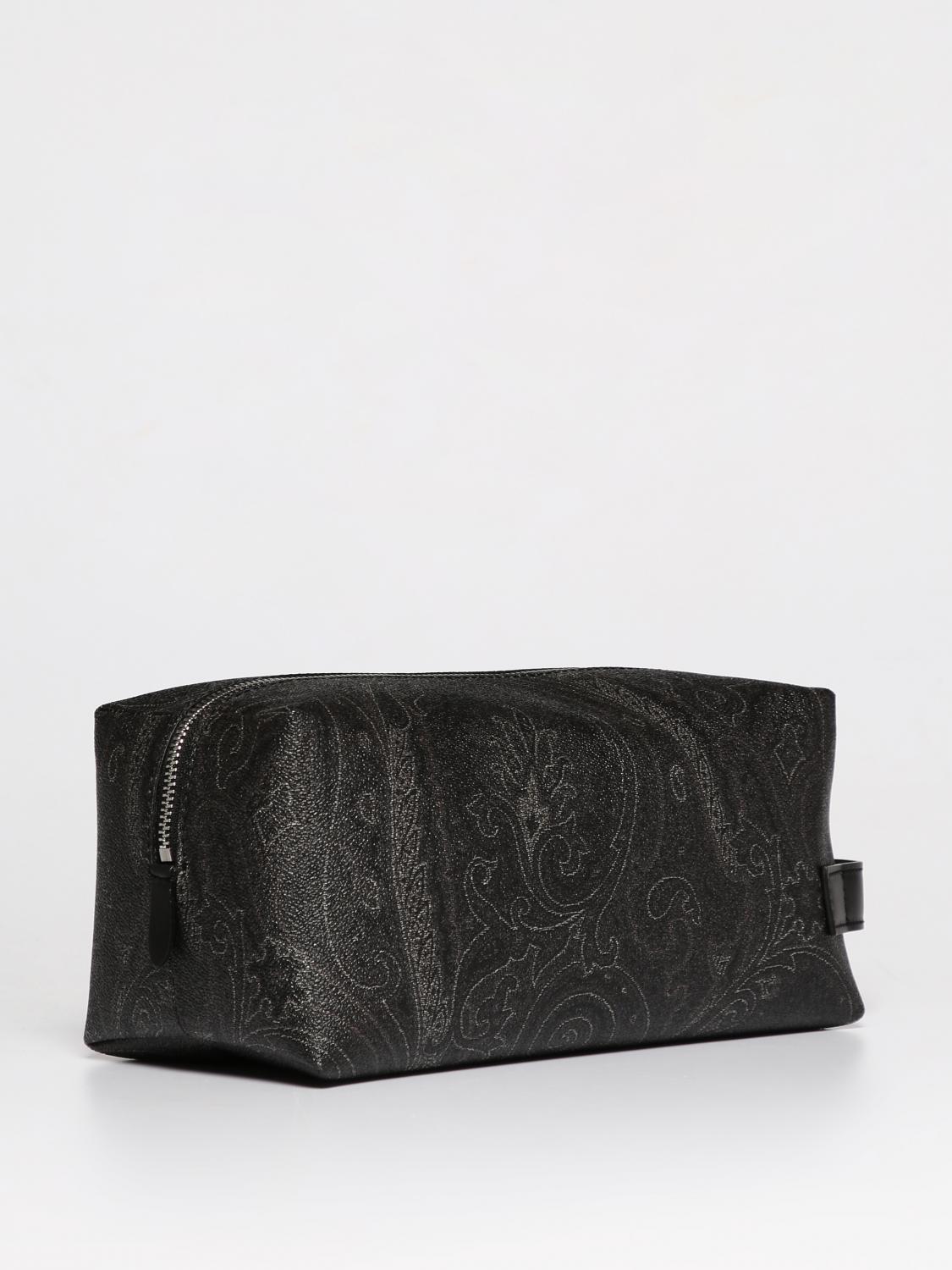 Cosmetic Case Etro: Etro beauty case in coated cotton black 2
