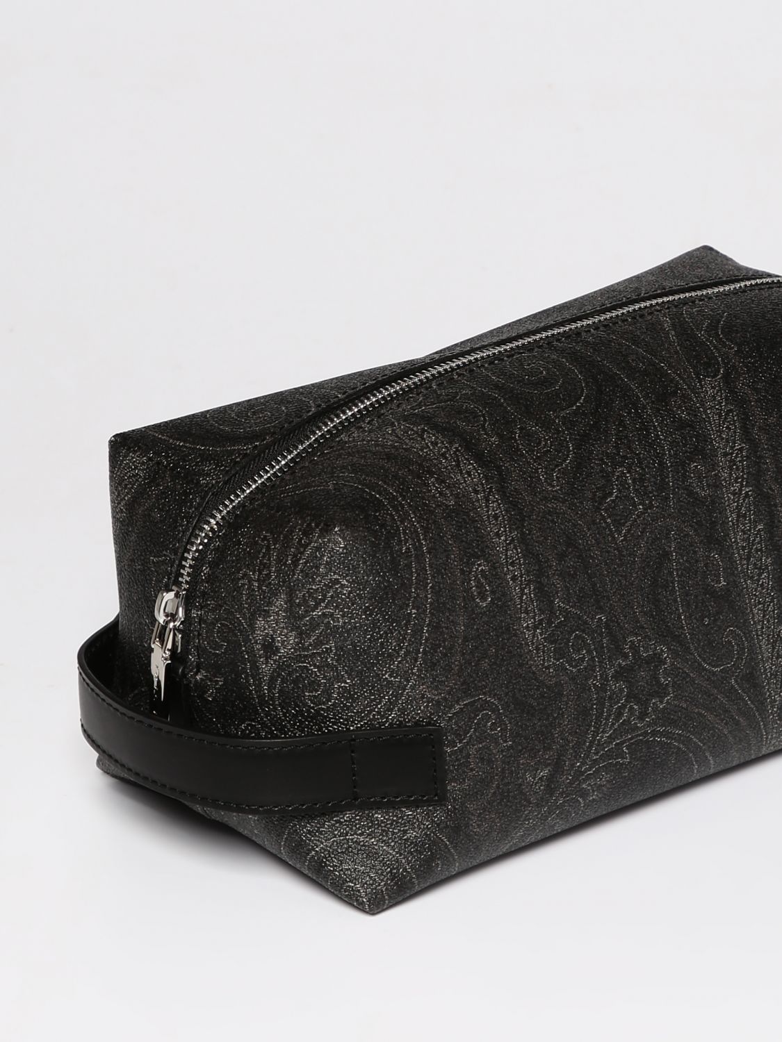 Cosmetic Case Etro: Etro beauty case in coated cotton black 3