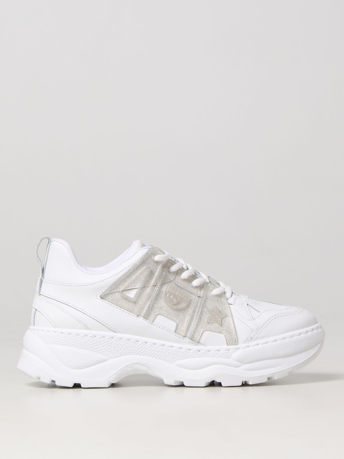 Shop Chiara Ferragni Sneakers  Woman Color White