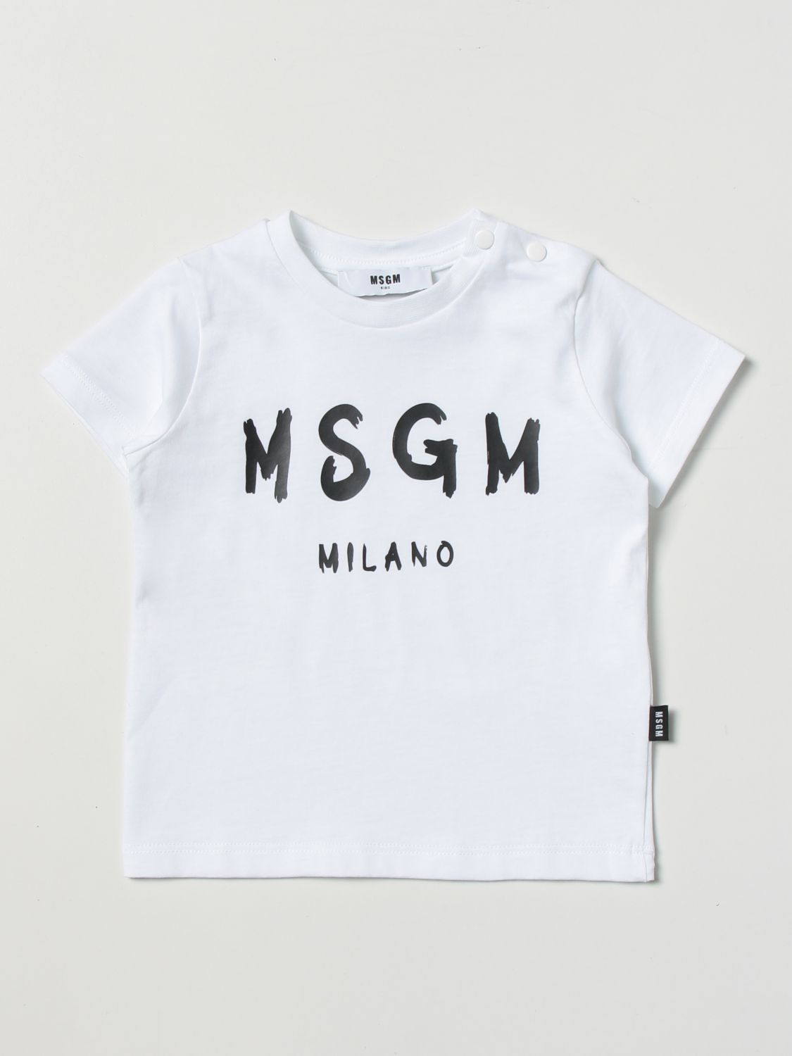 MSGM KIDS: t-shirt for baby - White | Msgm Kids t-shirt MS029355 online ...