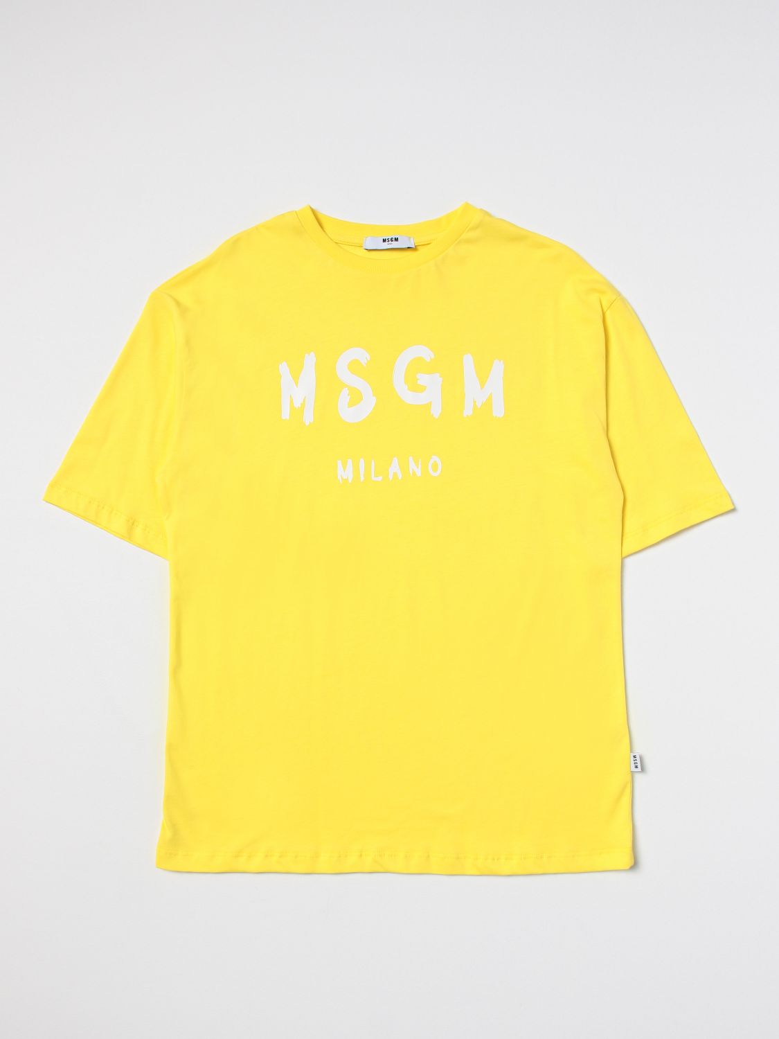 Msgm T-shirt  Kids Kids In Yellow