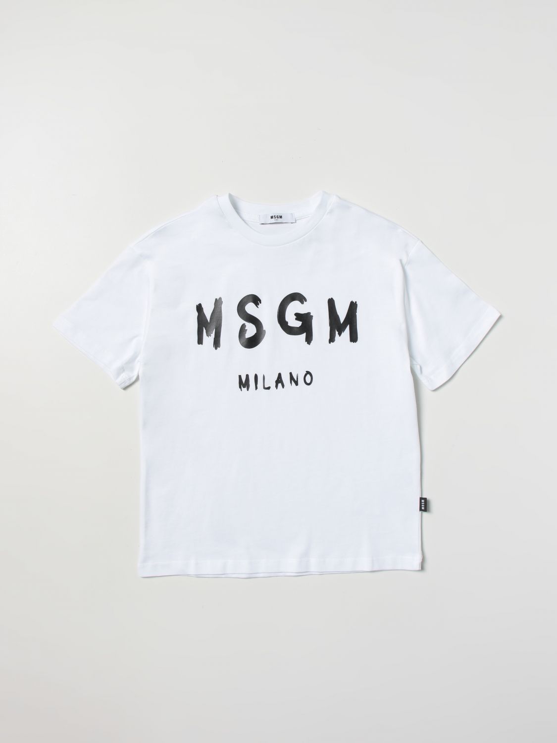 MSGM KIDS: t-shirt for girls - White | Msgm Kids t-shirt MS029372 ...