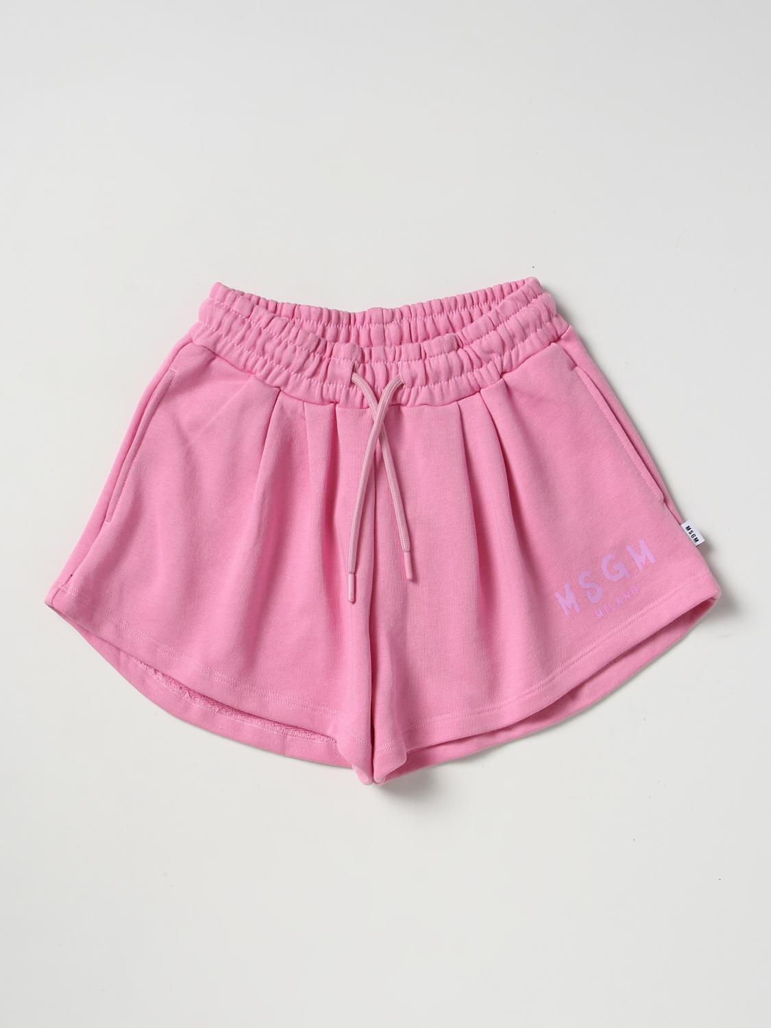 Msgm Short  Kids Kids Color Pink