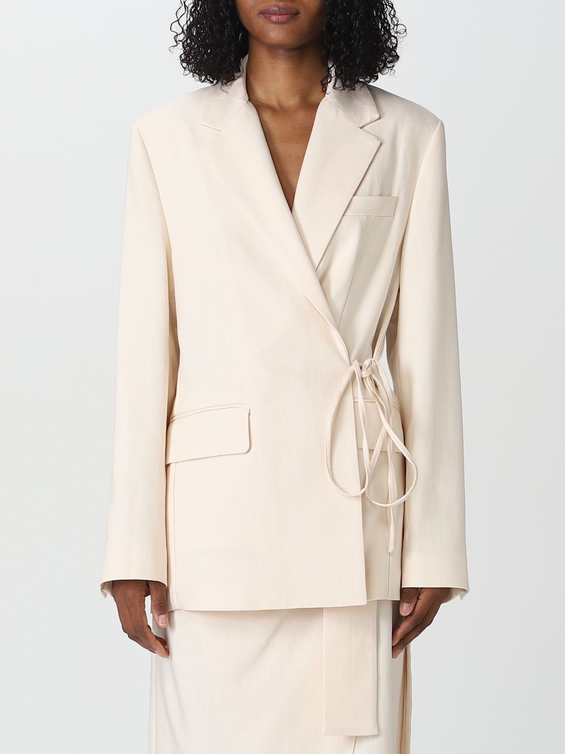 Msgm Blazer  Woman Color Milk