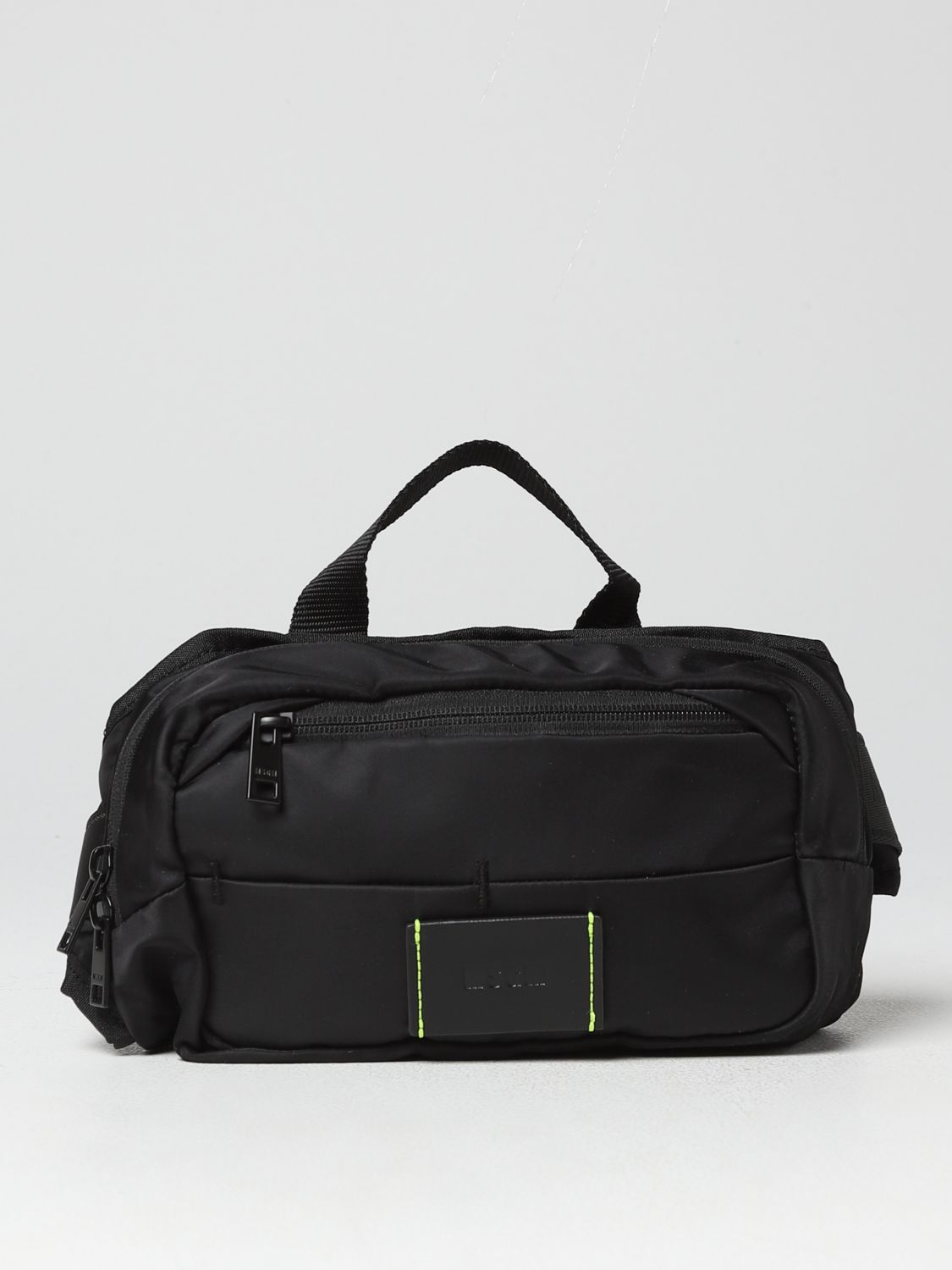 Msgm Outlet: shoulder bag for man - Black | Msgm shoulder bag MZ92638 ...