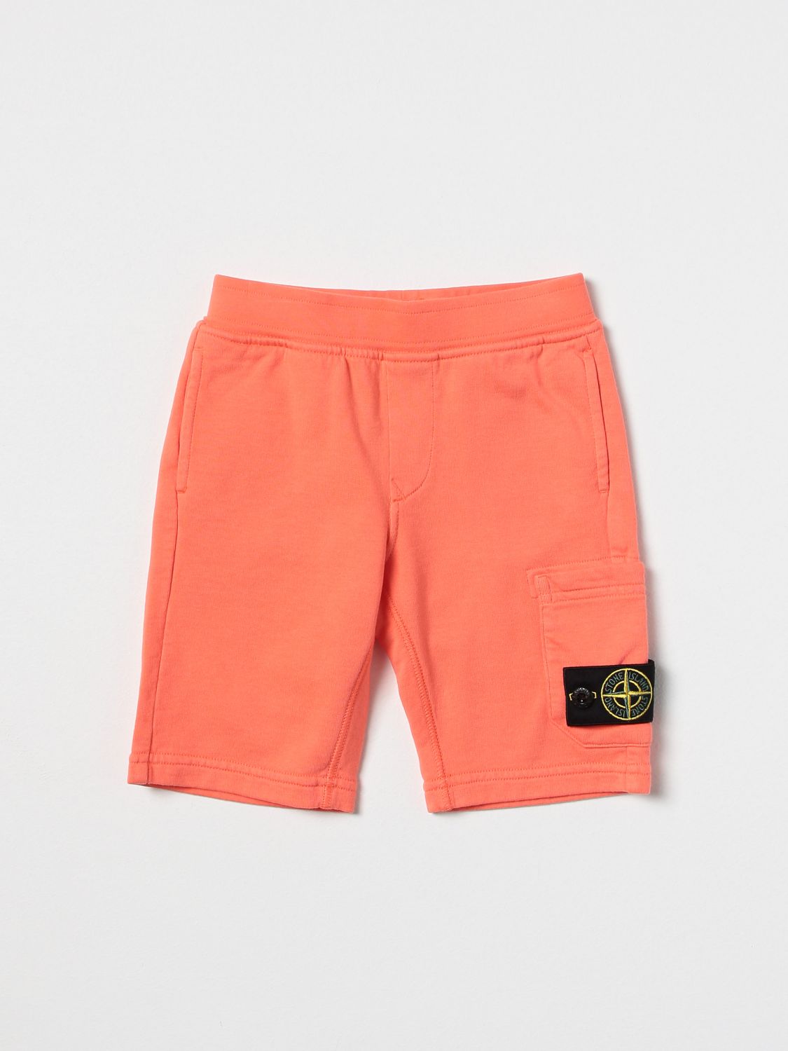 Stone Island Junior Outlet: Stone Island shorts in cotton
