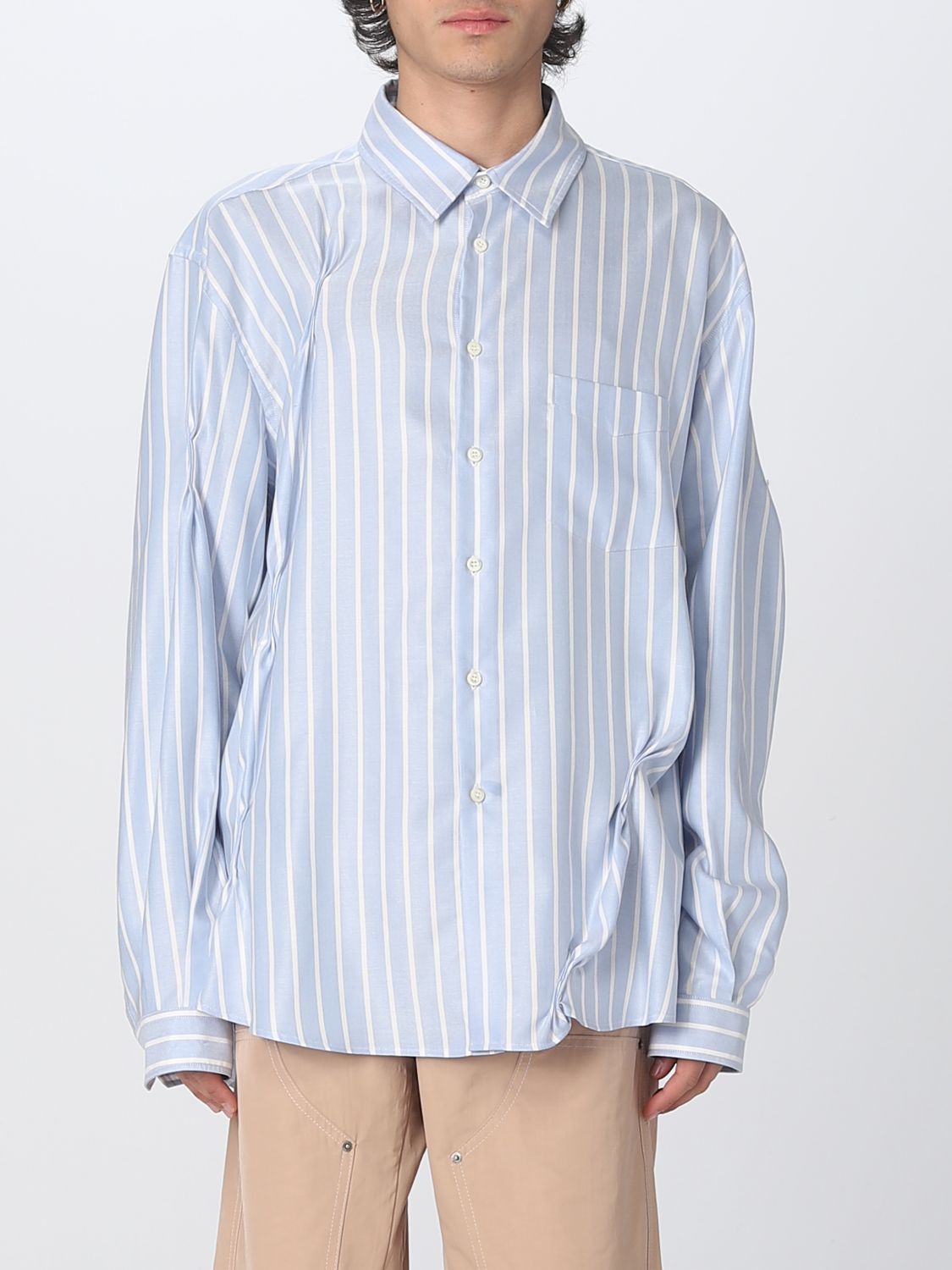 424 Shirt  Men Colour Gnawed Blue