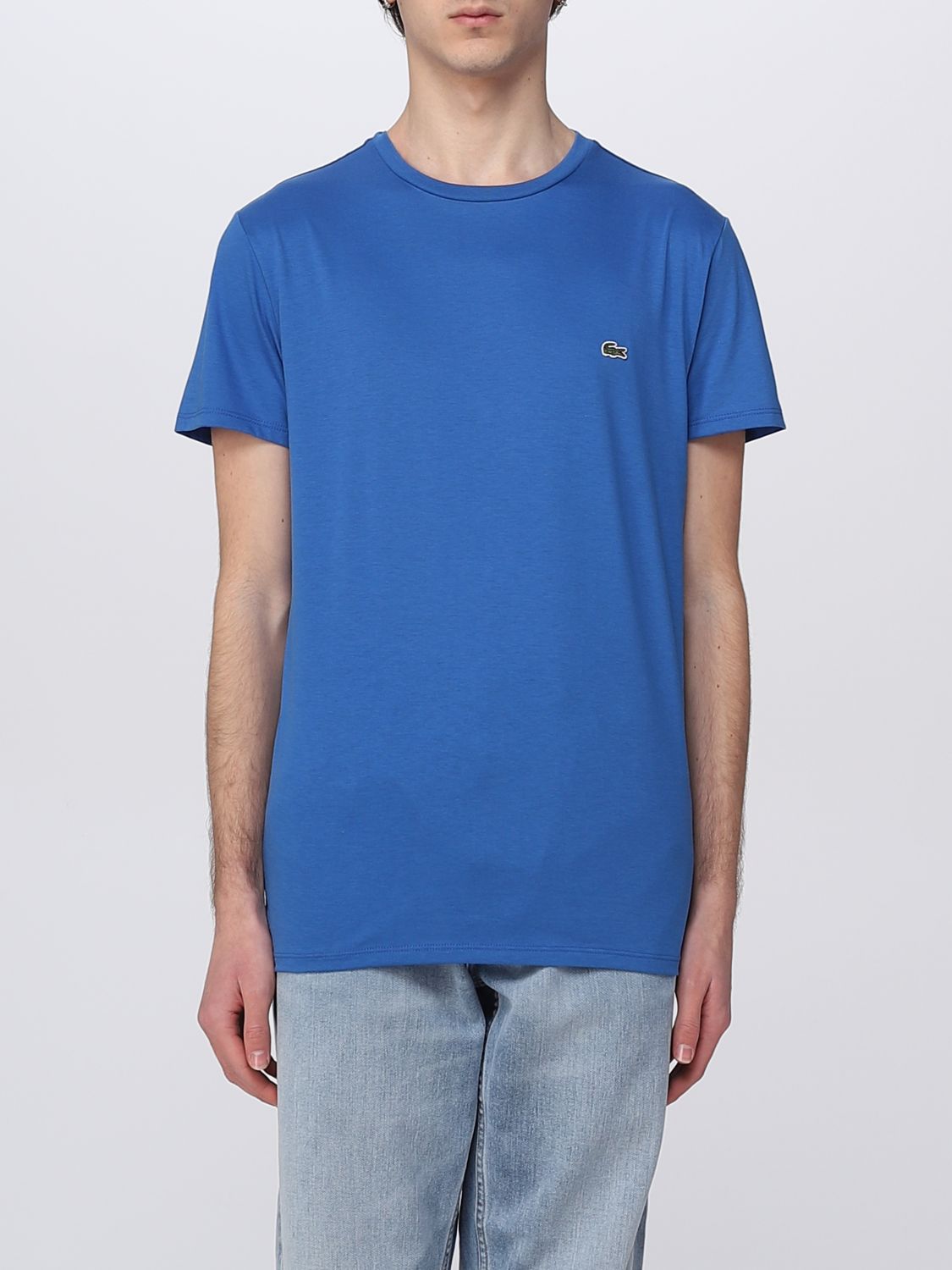 Publiciteit Is Verkleuren LACOSTE: t-shirt for man - Royal Blue | Lacoste t-shirt TH6709 online on  GIGLIO.COM