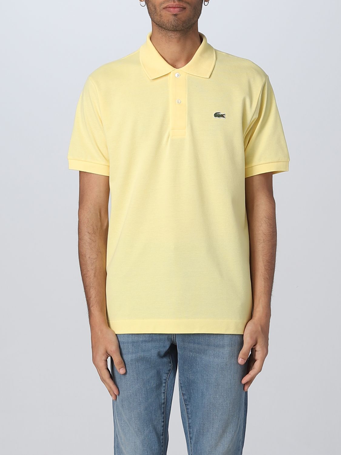 zoet Masaccio fluit LACOSTE: polo shirt for man - Yellow | Lacoste polo shirt L1212 online on  GIGLIO.COM