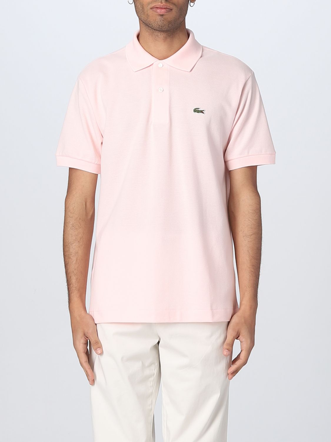 voorzichtig blad kreupel LACOSTE: polo shirt for man - Pink | Lacoste polo shirt L1212 online on  GIGLIO.COM