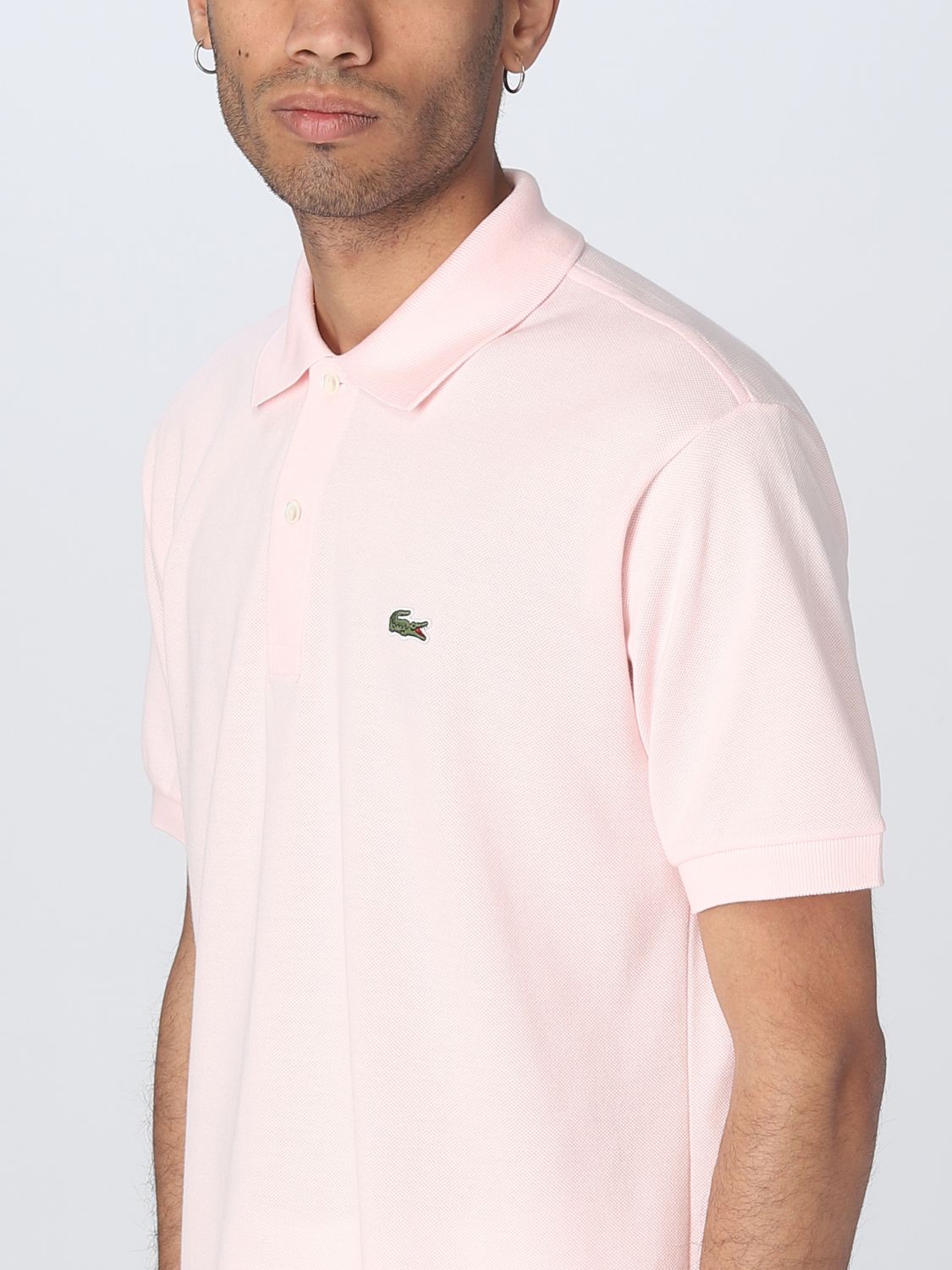 LACOSTE：ポロシャツ メンズ - ピンク | GIGLIO.COMオンラインのLacoste ポロシャツ L1212