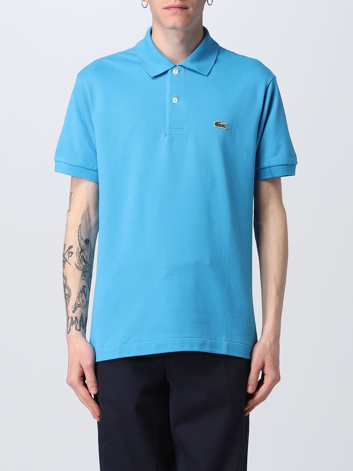 Lacoste Polo衫  男士 颜色 蓝色 1 In Blue 1