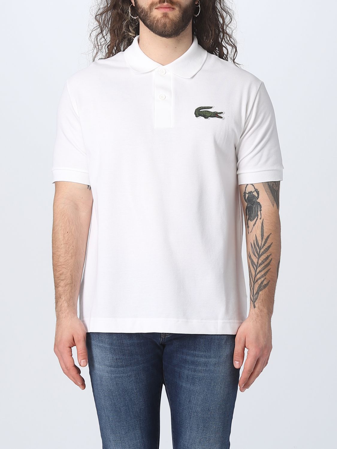 vrijdag gerucht Ophef LACOSTE: polo shirt for man - White | Lacoste polo shirt PH3922 online on  GIGLIO.COM