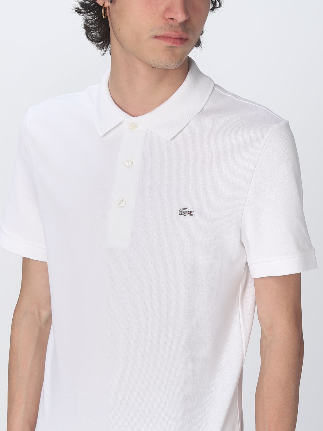 LACOSTE: shirt for man - White | Lacoste polo PH4014 online on